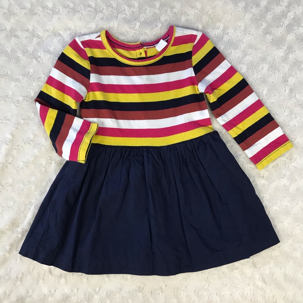 Baby Gap Dress Stripes Blue Size 18-24 Months